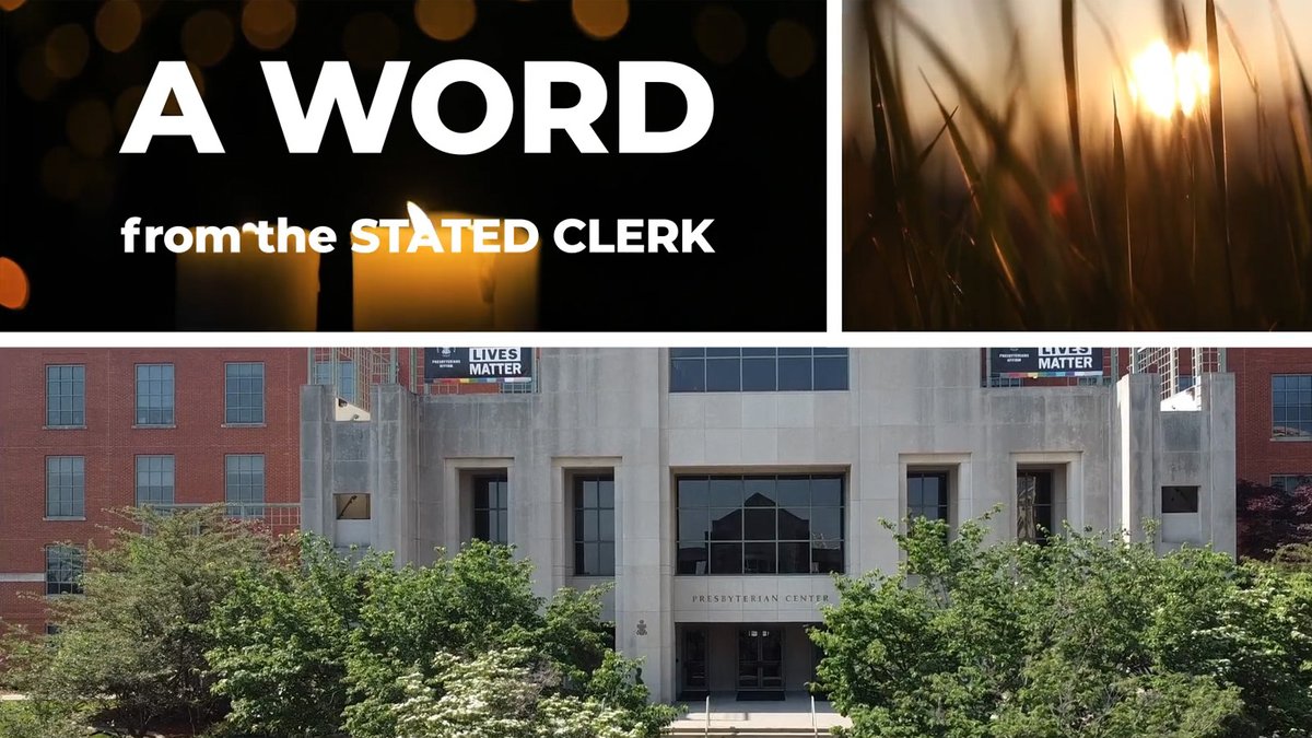 Words from the Stated Clerk - New bi-monthly devotional to the PC(USA) | <a href="/PCUSAStatedClrk/">Stated Clerk PCUSA</a> shares what’s in his heart in the first of his bi-monthly devotionals. Watch today's devotional at - vimeo.com/758769520 #PCUSA
