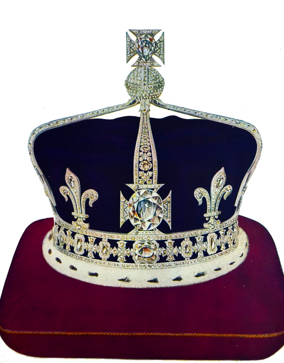 ajplus's tweet photo. King Charles will be crowned in May. He is set to wear a crown with 3,000+ diamonds and jewels, and a scepter with a massive diamond taken from colonial-era South Africa.

Camilla is set to wear the Kohinoor diamond, which British colonizers forcibly took from India as a "gift." https://t.co/KH9A0ovnby
