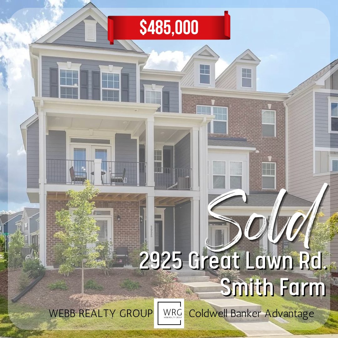 swebbnc's tweet image. 📌SOLD📌 Congrats to #wrg agent, April Auman @aprilaumanrealestate , and her Sellers for getting this charming #smithfarm townhome #sold!❤️

#webbrealtygroup #webbrealtygroupnc #ncrealtor #realty #realestate #howtosellahouse #nchomes #apexhomes #apexnchomes #bestrealestateagent