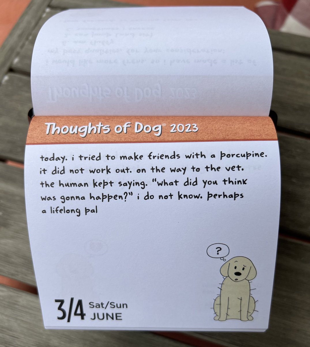 dog_feelings's tweet photo. @dog_rates @AndrewsMcMeel mine is also. pretty entertaining https://t.co/ar5AqiiTzq