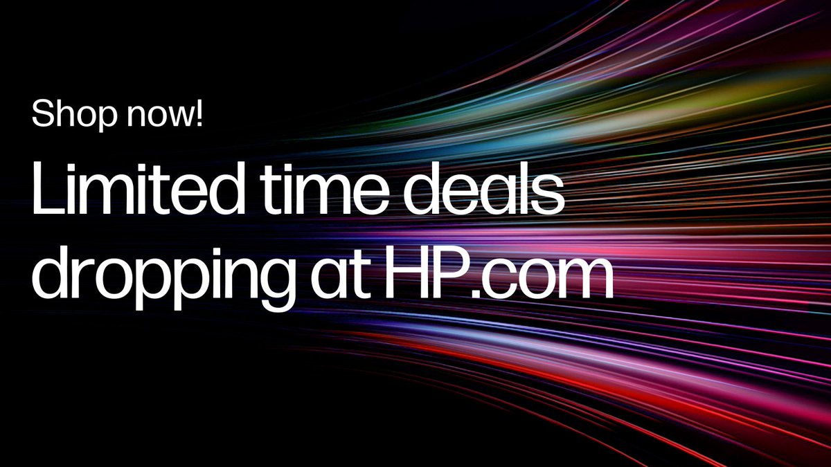 Start your shopping now at HP.com! Limited time offers available at: store.hp.com #techsale #techgifts