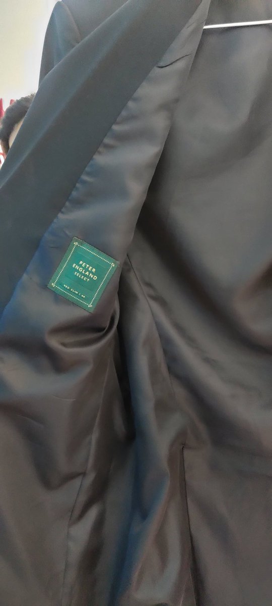Advyashj's tweet photo. Not be able to understand how  @PeterEngland_ suit is faded n turned reddish with in a month. 
Either @myntra is selling counterfeit product or d #PeterEngland quality is so poor.
Please clarify your stand @myntra &amp; @AdityaBirlaGrp 
#FIR soon. 
@BandBajaateRaho https://t.co/jvPJ6stLU2