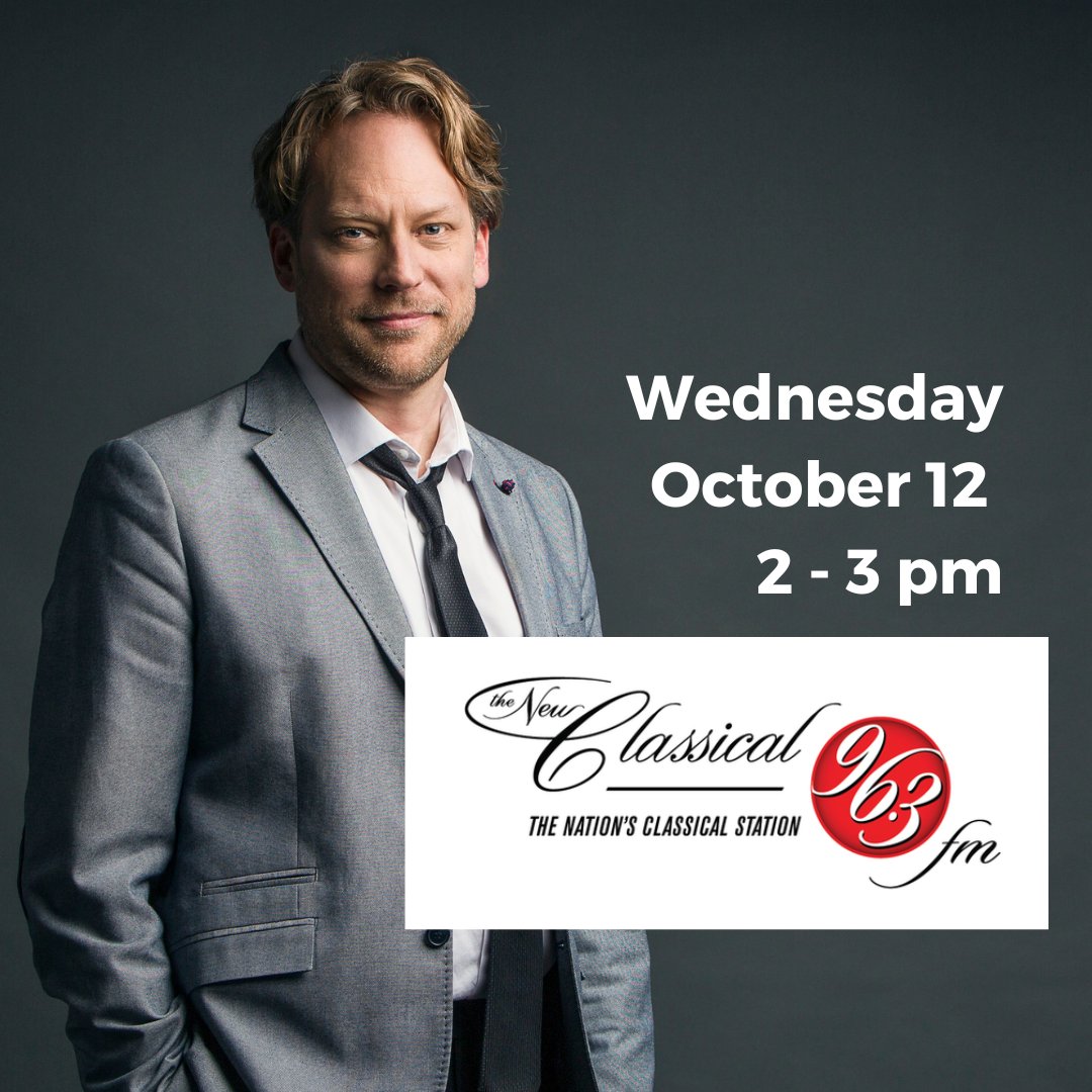 Tomorrow, tune into Classical 96 between 2 - 3 pm to hear our Artistic Director, Mark Vuorinen in conversation with Mark Wigmore.

(We were going to add in a joke about "Mark-ing" your calendars.....)