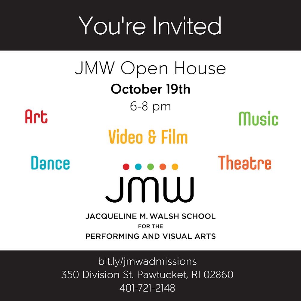 JMW Director, Annie Lagace (she/her) (@jmwdirector) on Twitter photo Thank you to <a href="/SamuelSlaterJr/">Samuel Slater Middle School</a> for inviting us this morning to present to students who are curious about all that JMW has to offer! Are you an 8th grader interested in the arts? Then join us for our Prospective Student Open House on 10/19!
<a href="/PSD_CTE_ARTS/">Ricardo Pimentel</a>
<a href="/PSDRI_Schools/">Pawtucket School Department</a> Thank you to <a href="/SamuelSlaterJr/">Samuel Slater Middle School</a> for inviting us this morning to present to students who are curious about all that JMW has to offer! Are you an 8th grader interested in the arts? Then join us for our Prospective Student Open House on 10/19!
<a href="/PSD_CTE_ARTS/">Ricardo Pimentel</a>
<a href="/PSDRI_Schools/">Pawtucket School Department</a>