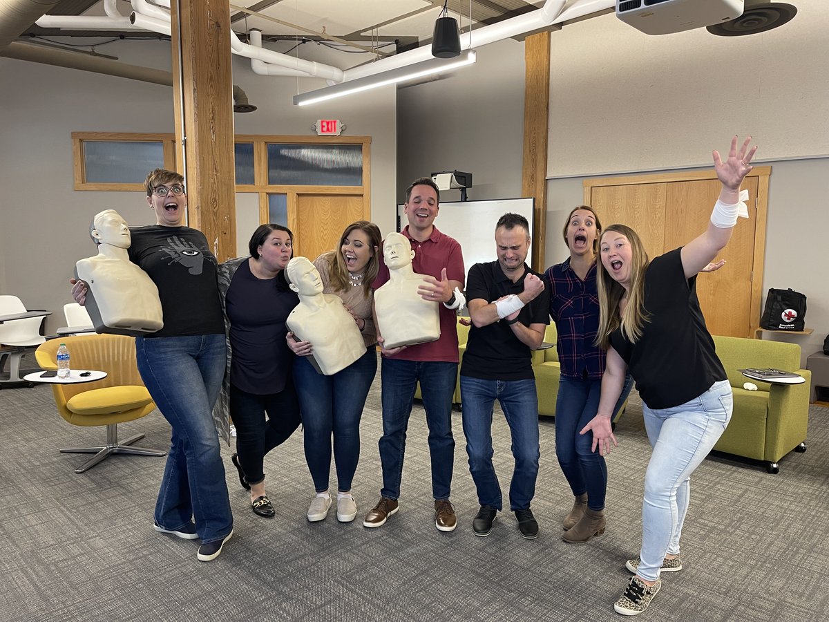 simantel's tweet photo. Thank you American Red Cross for coming onsite to provide CPR/AED and first aid training to our Simantelites.
#CPRCertified #CPRSavesLives https://t.co/271kL8mtzM