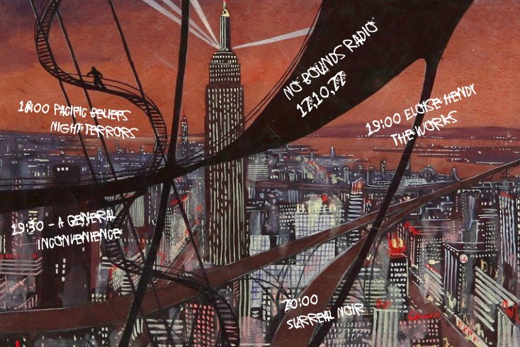 Back on the airwaves on the morra. 

Feat:
<a href="/ShovelDance/">Pennie Gandee</a> 
<a href="/slumoflegs/">Tamsinexof</a> 
<a href="/lailasakini/">Laila Sakini</a> 
<a href="/OliverHoMusic/">oliver ho</a> 
<a href="/ianwilliamcraig/">Ian William Craig</a> 
<a href="/Benefitstheband/">Benefits</a> 
Amongst others…