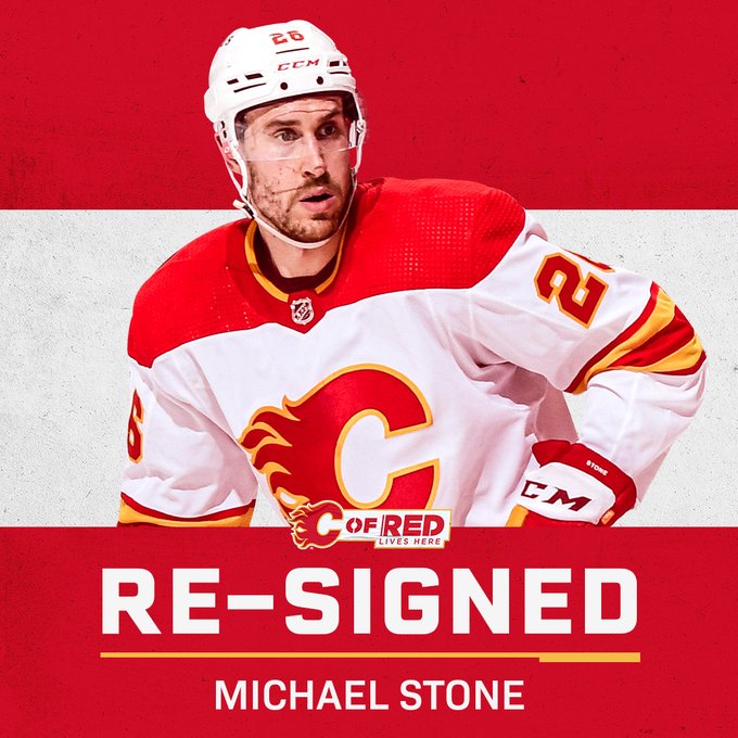 Re-signed graphic with photo of Michael Stone