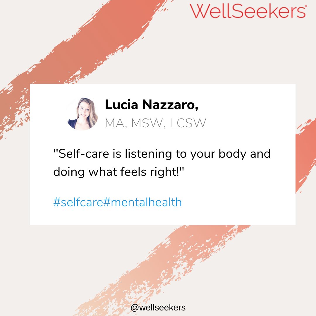 Wellseekers's tweet photo. Self-care is an essential part of a healthy life! The best way to care for yourself is to listen to your body and do what feels right.

This might include:
🤎taking a break from social media
🤎catching up with sleep
🤎going out with friends or even taking a long walk.
•
•
 ... https://t.co/LEMqXH3qKp