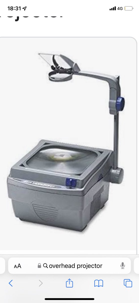 GEliseM30's tweet photo. Who ever knew that finding an old overhead projector would be so hard? Please help! #eyfs @EldonGroveAcad #ict #overheadprojector https://t.co/UYHCczqGMl
