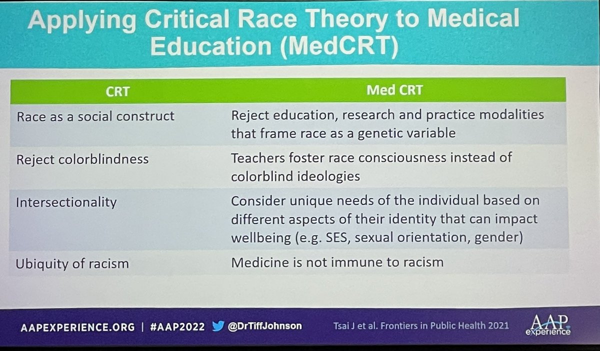 . @DrTiffJohnson closing plenary @AAPexperience powerful call to action for #MedEd. “Medicine is not immune to racism.” We must stop perpetuating it, however unintentionally. 

#AAP2022 #racismnotrace