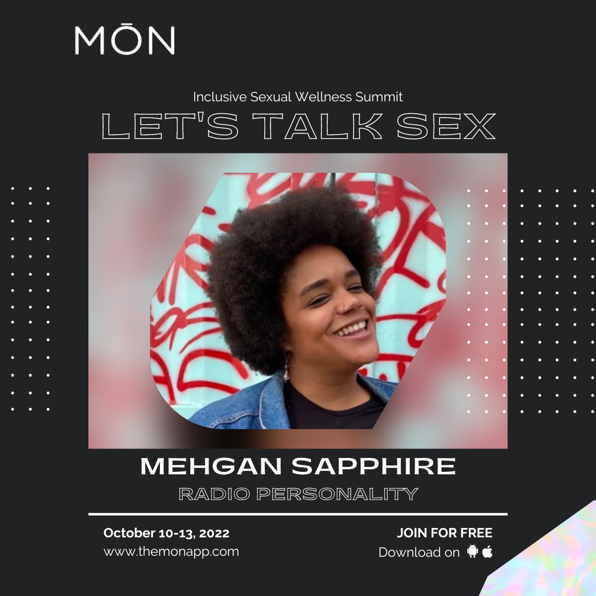 TheMONApp's tweet photo. Thank you #MehganSapphire for joining the Non-Monogamy chat on @TheMONApp for Let's Talk Sex Summit! Replays are available in the media library!
CLICK TO LISTEN: https://t.co/TEwp3Cbqnk
#themonapp #ltssummit2022 #nonmonogamy https://t.co/s8HUdpKhoK