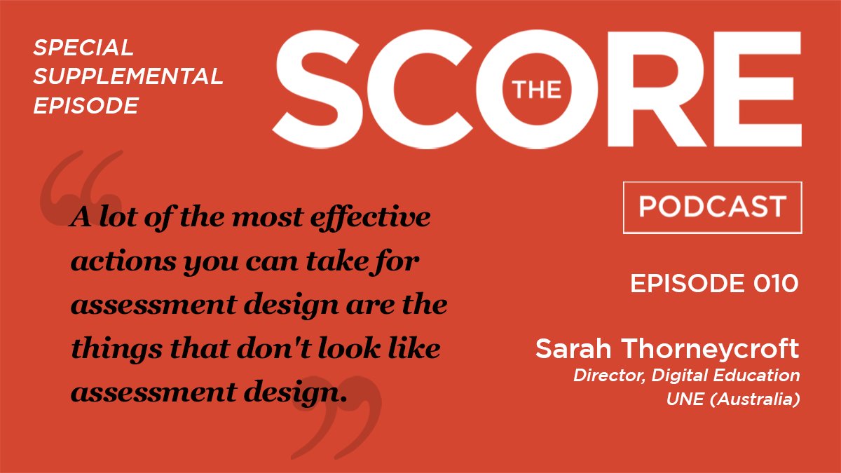 Episode 010 is a Special Supplemental Episode, and Part 2 of host Kathryn Baron’s <a href="/TchersPet/">Kathryn Baron</a> conversation with Kylie Day and Sarah Thorneycroft of UNE (Australia).  Check it out: podcastthescore.com/episode-010-ky…