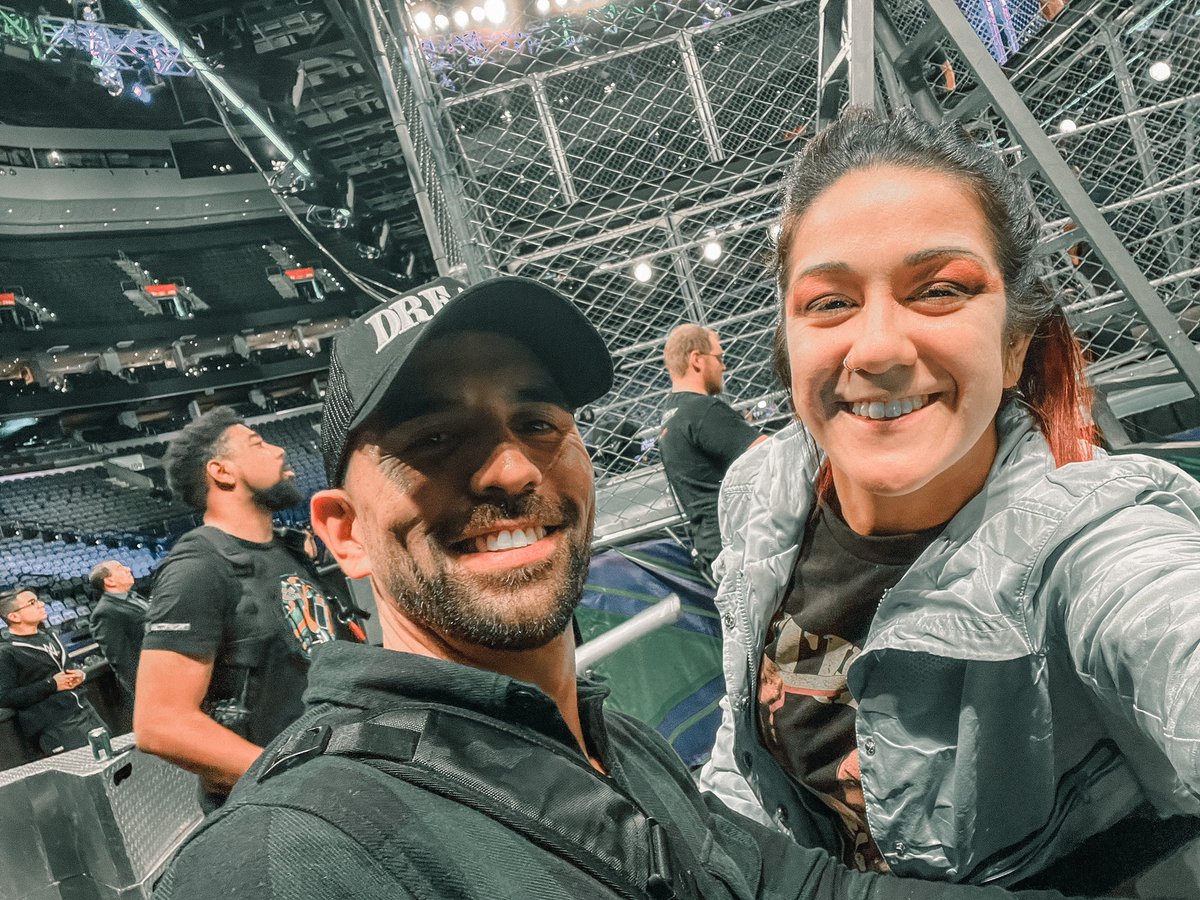 drdspaulding's tweet image. #WWEExtremeRules with @itsBayleyWWE