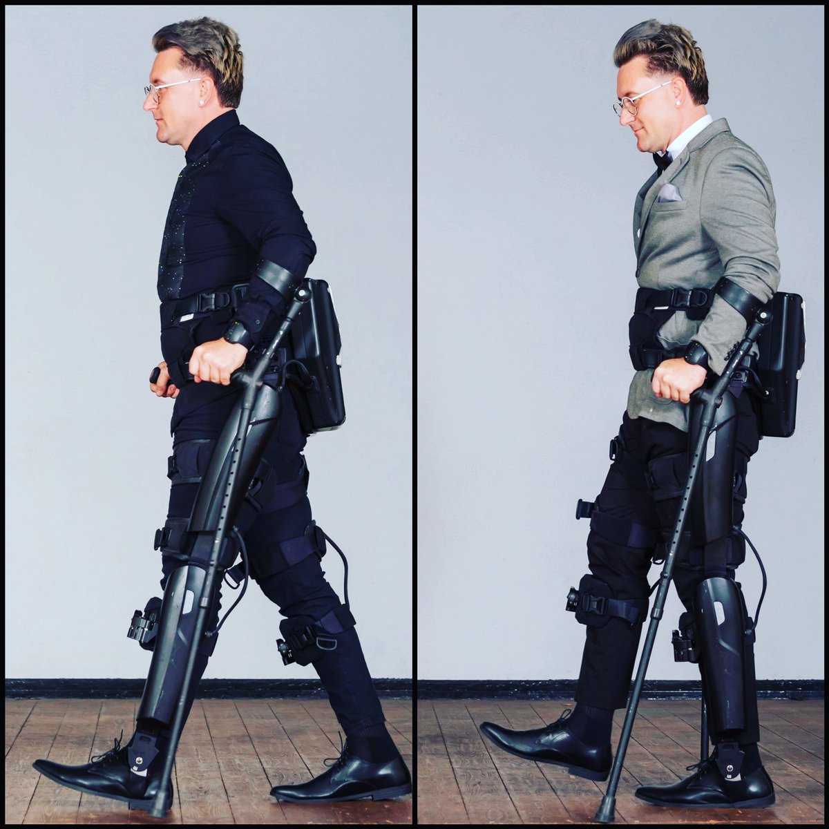 Simonssteps's tweet image. Every Step Taken As A Paralysed Man Is Heart Warming &amp;amp; A Blessing 🦿🦿👣👟👟
Reach For The Stars…. #paralysed #exoskeleton #modelling #catwalk