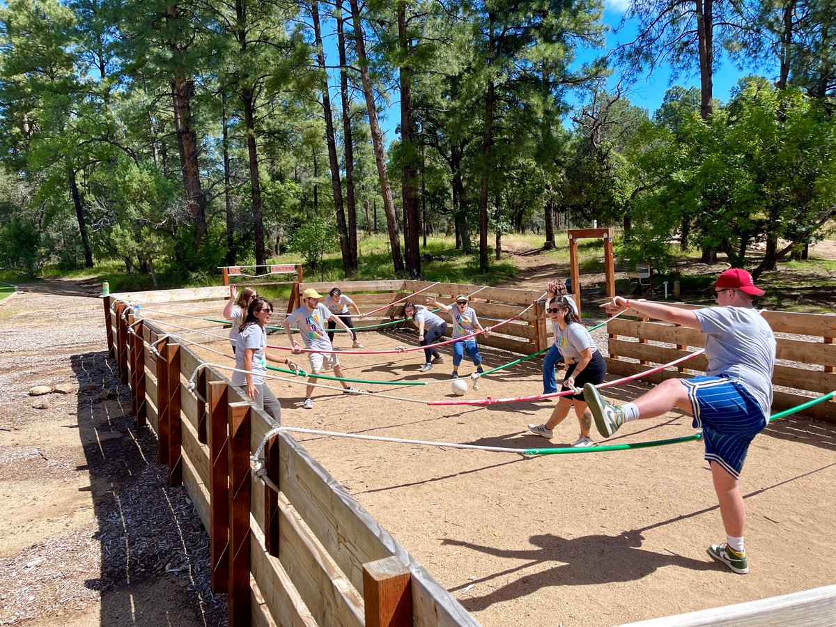 Last month was our first CMOP Staff Monday Funday! We traveled to Prescott's Camp Sky Y where we took a stab at archery, obstacle courses, and human foosball. We're excited for our next adventure and are looking for fun-loving people to join us for it. bit.ly/CMOPJobs