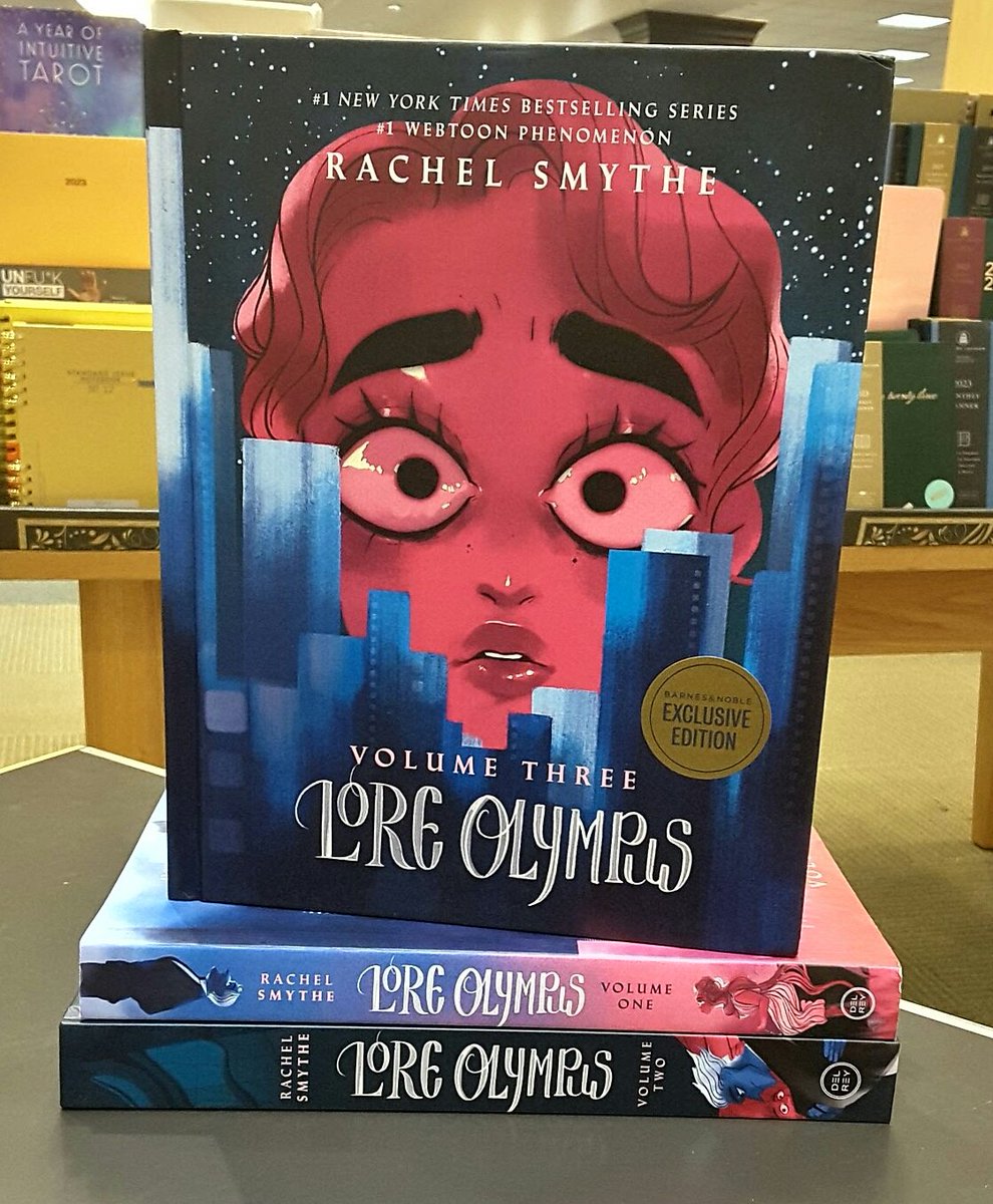 Volume Three of #loreolympus by <a href="/used_bandaid/">RachelSmythe @ Lore Olympus</a> is here! Stop in and pick up this beautiful hardcover edition of the bestselling webtoon! 📚
#book #BookTwitter #Barnesandnoble #BNFramingham