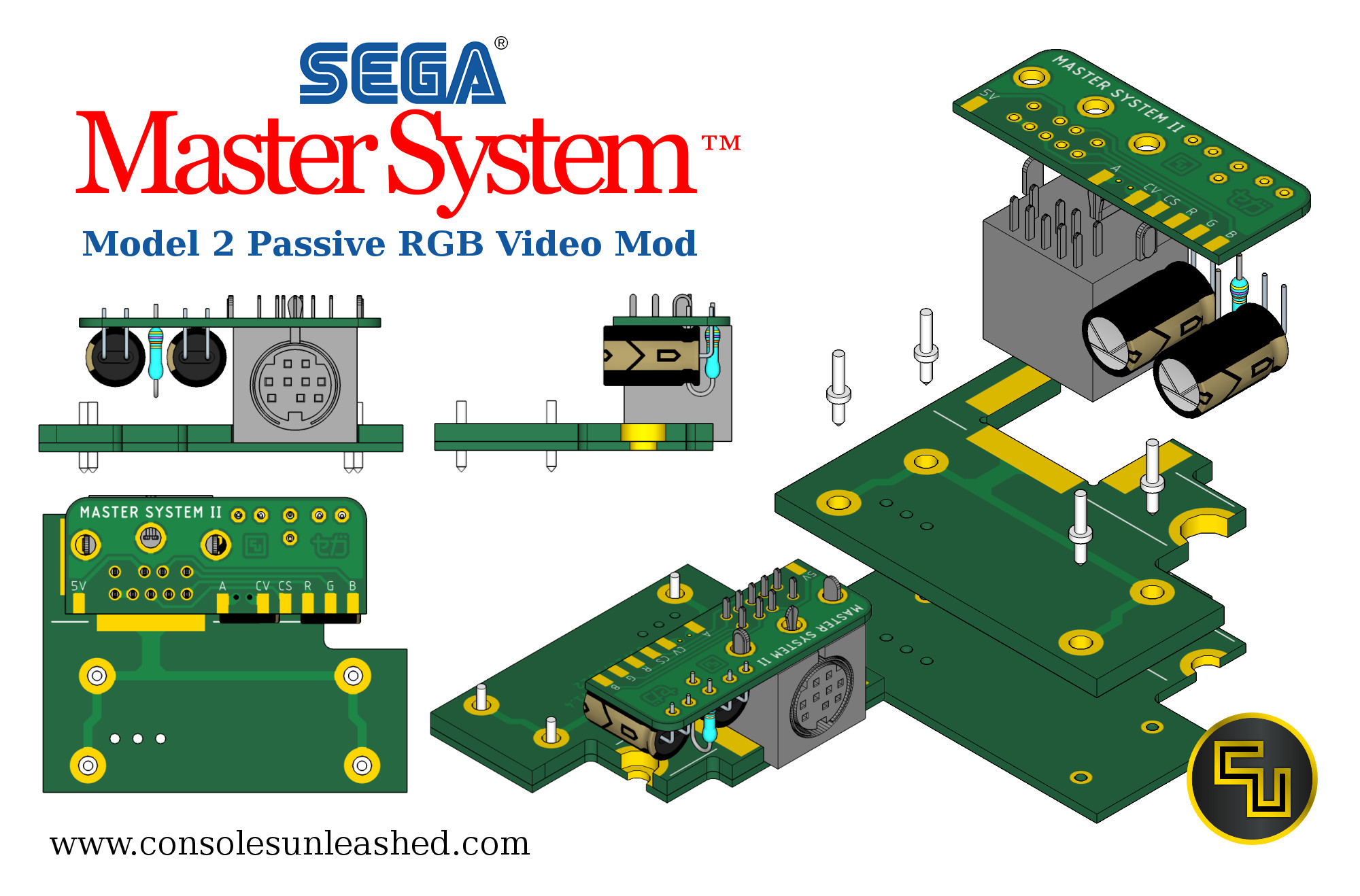 Master System Girl Com RGB Mod
