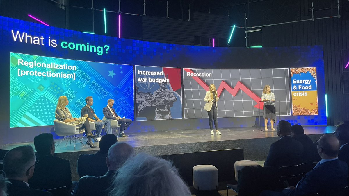 UlyanaShtybel's tweet photo. We had a rock’n’roll @Innotribe session about future of money with @moyle_l  @itslousmith @LedaGlyptis @AliPaterson @SusanneChishti @NickButt at #Sibos2022. Thank you to @InnesMacleod, Swift team and @tonyfish for inviting! 
#futureofmoney #tribalgathering @quoroom_com #sibos2022 https://t.co/bbH6ot6bd8