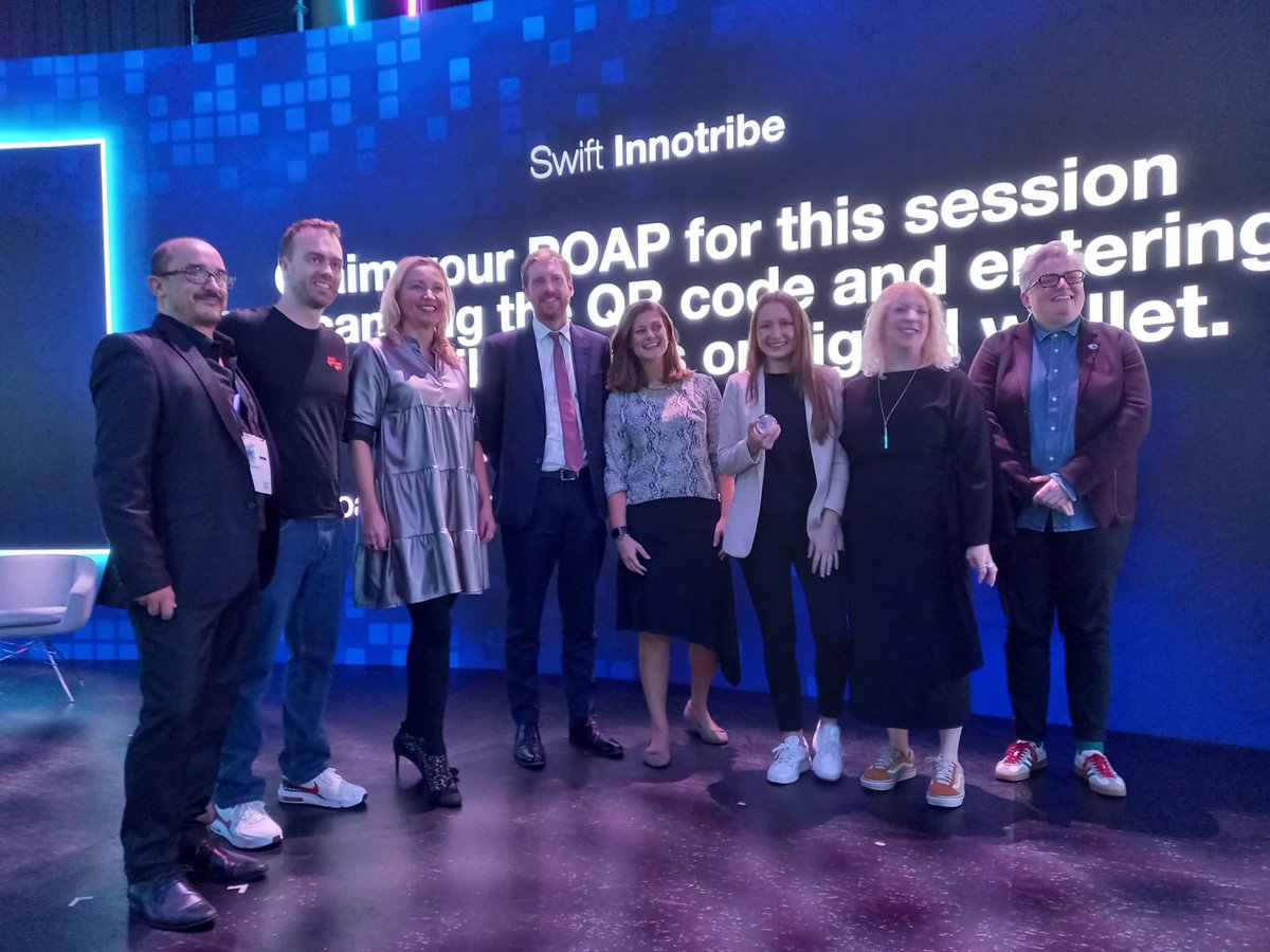 UlyanaShtybel's tweet photo. We had a rock’n’roll @Innotribe session about future of money with @moyle_l  @itslousmith @LedaGlyptis @AliPaterson @SusanneChishti @NickButt at #Sibos2022. Thank you to @InnesMacleod, Swift team and @tonyfish for inviting! 
#futureofmoney #tribalgathering @quoroom_com #sibos2022 https://t.co/bbH6ot6bd8