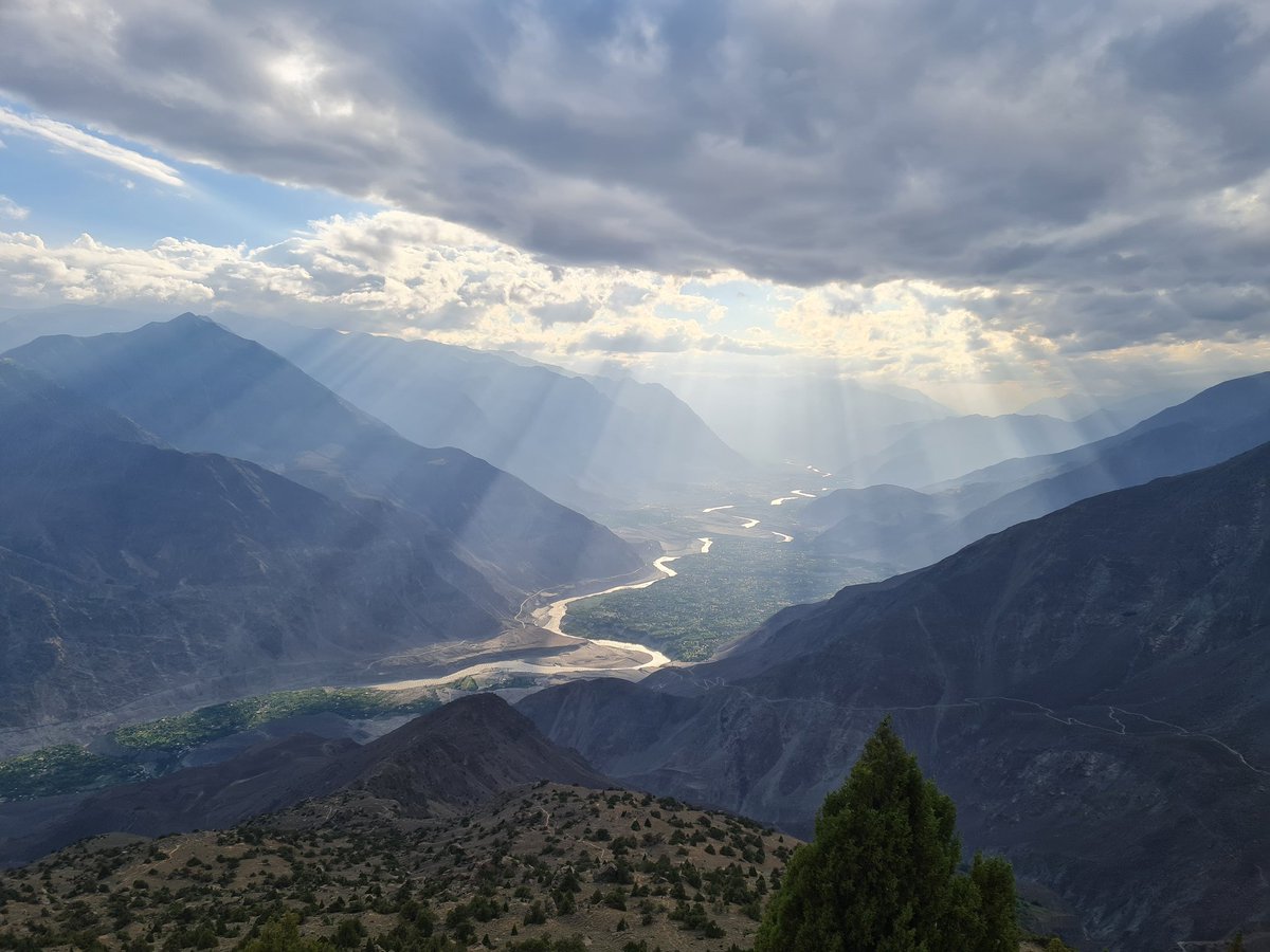 Amazing panoramic views of Gilgit Valley from Mushko Meadows