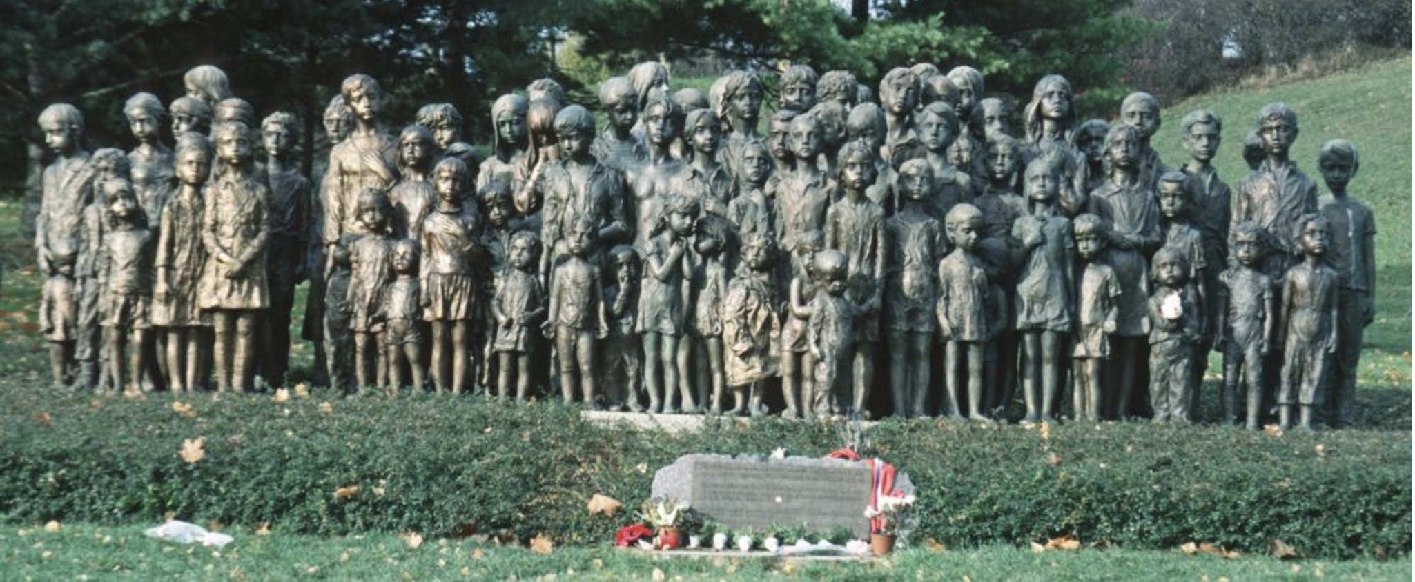 Памятник в Лидице детям войны