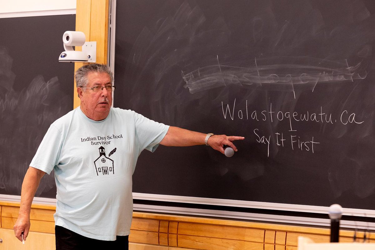 In observation of Indigenous People's Day on Monday, a capacity crowd gathered for "Beyond Apologies: Coming to Terms with the Legacies of Indian Residential Schools," with Esther Anne (Passamaquoddy), Wabanaki REACH, and Allan Tremblay (Wolastoqey), Elder and Educator. (📷: PGJ)