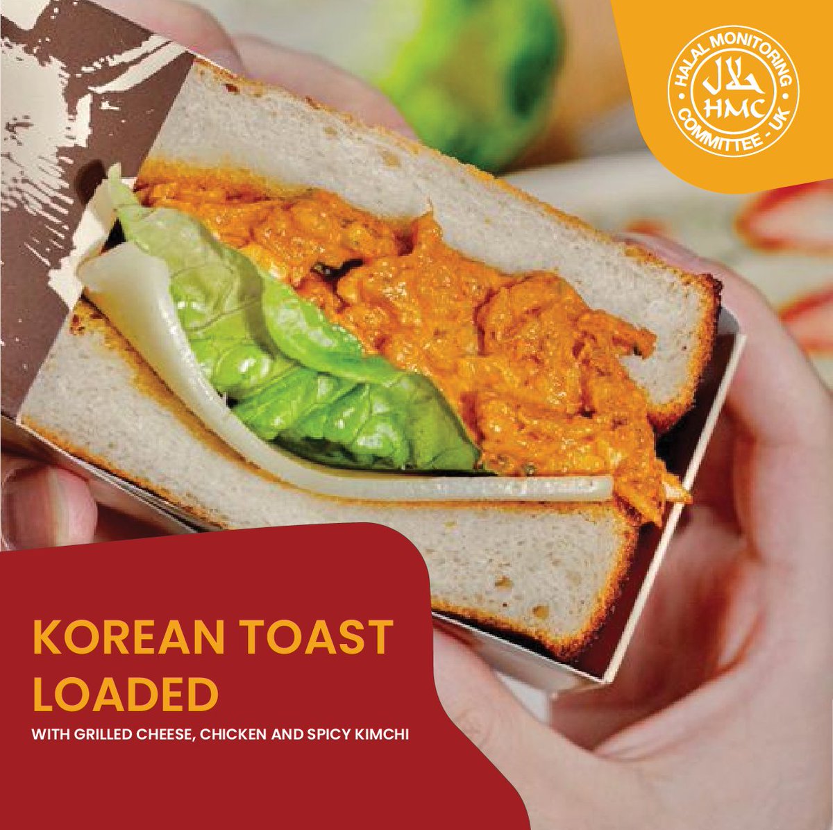 HMC_UK's tweet photo. A REAL GAME CHANGERπKorean toast loaded with grilled cheese, chicken and spicy kimchiπ₯
Available only at the Alley in Camden London
https://t.co/6SbrJeCjrr
#HelpingMuslimsChoose https://t.co/LfeSegcrwi