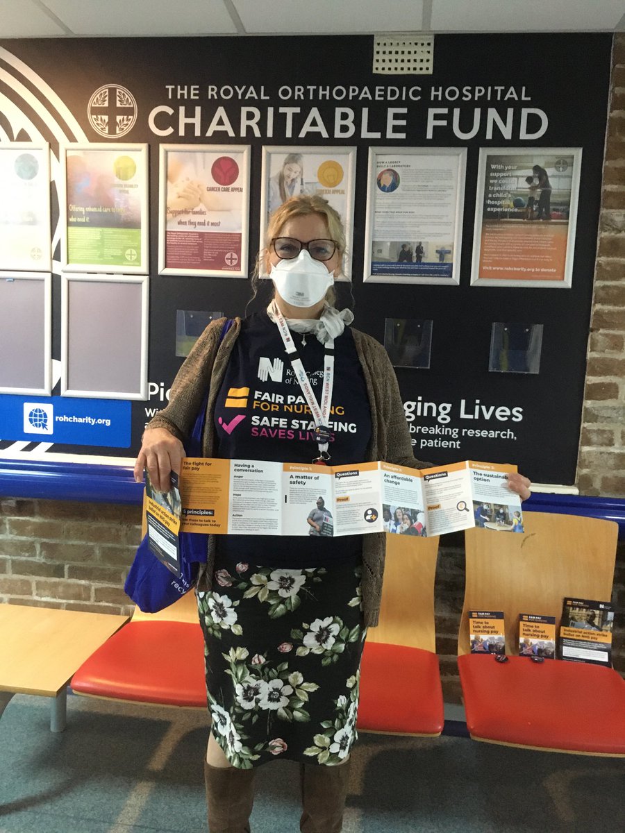 Mel (@mel_mcateer) on Twitter photo Talking to members at The Royal Orthopaedic Hospital today with Vikki near Cafe Royale. #FairPayForNursing <a href="/RCNWestMids/">RCN West Midlands</a> Talking to members at The Royal Orthopaedic Hospital today with Vikki near Cafe Royale. #FairPayForNursing <a href="/RCNWestMids/">RCN West Midlands</a>