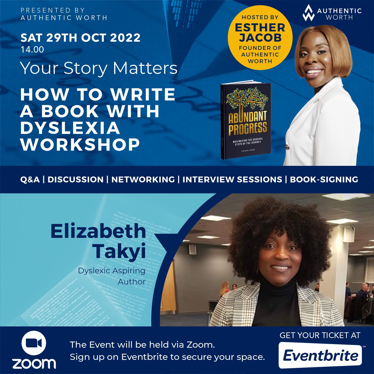 AuthenticWorth's tweet photo. 3 more days to go!🎉📚✨! Don’t miss out! Register for more details on EventBrite: https://t.co/y80jkNQI7V https://t.co/LKhXOOz9pr