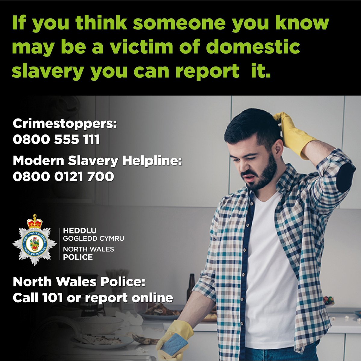 NWPolice's tweet photo. Help us stop domestic slavery #SpotTheSigns :
-Not leaving the house
-Unable to freely contact friends or family
-No access to their passport or personal documents
Find out more here π https://t.co/pG3kBThyVI
#OpAidant https://t.co/06DmqVnDws