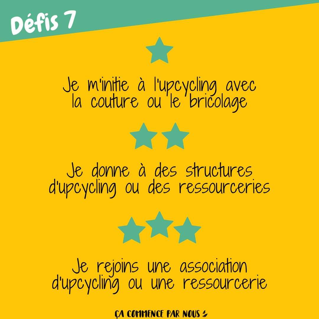 CommenceCa's tweet photo. #Upcycling vous connaissez? Réutiliser du vieux pour créer du nouveau, c'est votre mission pour ce nouveau défi! #DefisOctobre #ressourcerie https://t.co/TT2X8VPeAw