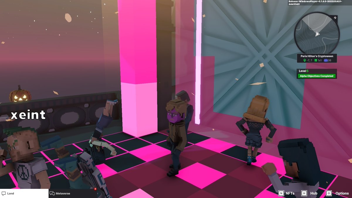 manap730's tweet photo. @TheSandboxGame I just participated in the Paris Hilton  #Cryptoween Event. I found Grralh check out my screenshot below!
🎃👇 https://t.co/kzxQwS11Al
