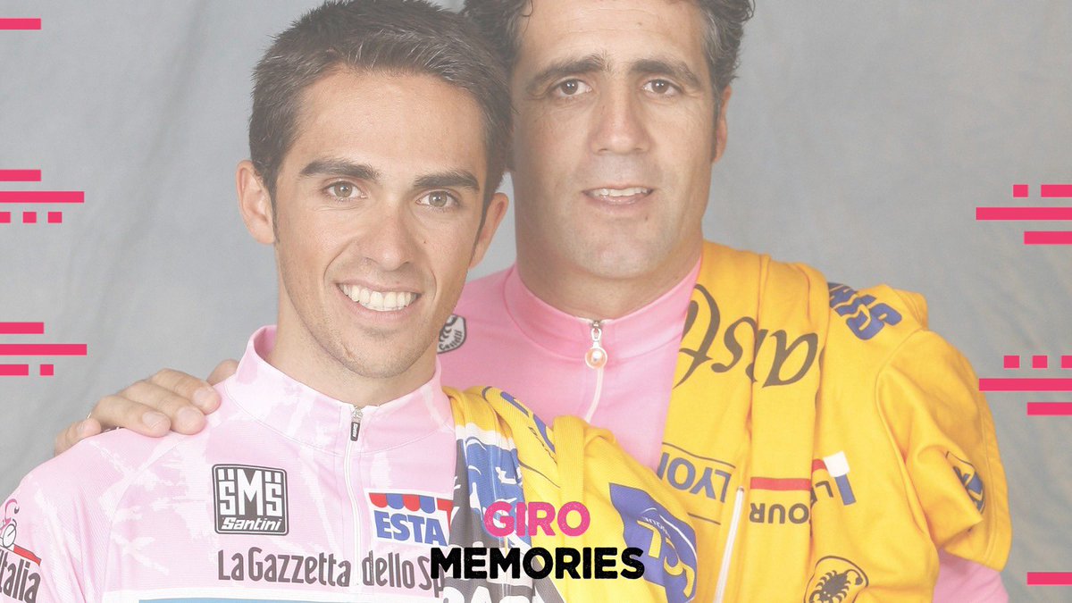 ¿Quién no conoce a #MiguelInduráin y #AlbertoContador? 
Son 𝗵𝗶𝘀𝘁𝗼𝗿𝗶𝗮 𝘃𝗶𝘃𝗮 𝗱𝗲𝗹 𝗰𝗶𝗰𝗹𝗶𝘀𝗺𝗼 𝗺𝘂𝗻𝗱𝗶𝗮𝗹 y los únicos españoles vencedores del @giroditalia
¿Sabéis qué otros #ciclistasespañoles han conseguido estar en el podio de la #CorsaRosa?🧐👇🏼