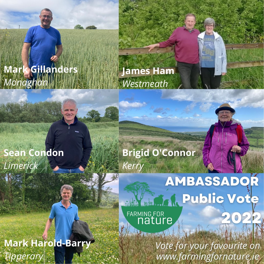 It's the final countdown! Our annual FFN public vote campaign will close this Friday at midnight. Follow this link to watch a series of farm videos & show your support by voting for your favourite farming story farmingfornature.ie/awards/voting/ The #ffnawards2022 are supported by @Bordbia