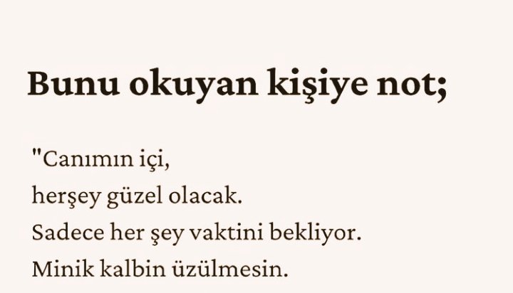 Benim de zorlu zamanlarım oldu halen de sürmekte ama bir sekilde 'Umut' etmekten başka çare yok. Bunu kendime de içinde kimbilir ne çeşitli derdi tasası olan gönlünde bir ferahlama hissine ihtiyaç duyan kişilere de hatırlatmak adına buraya bırakıyorum 🌼💮🙏