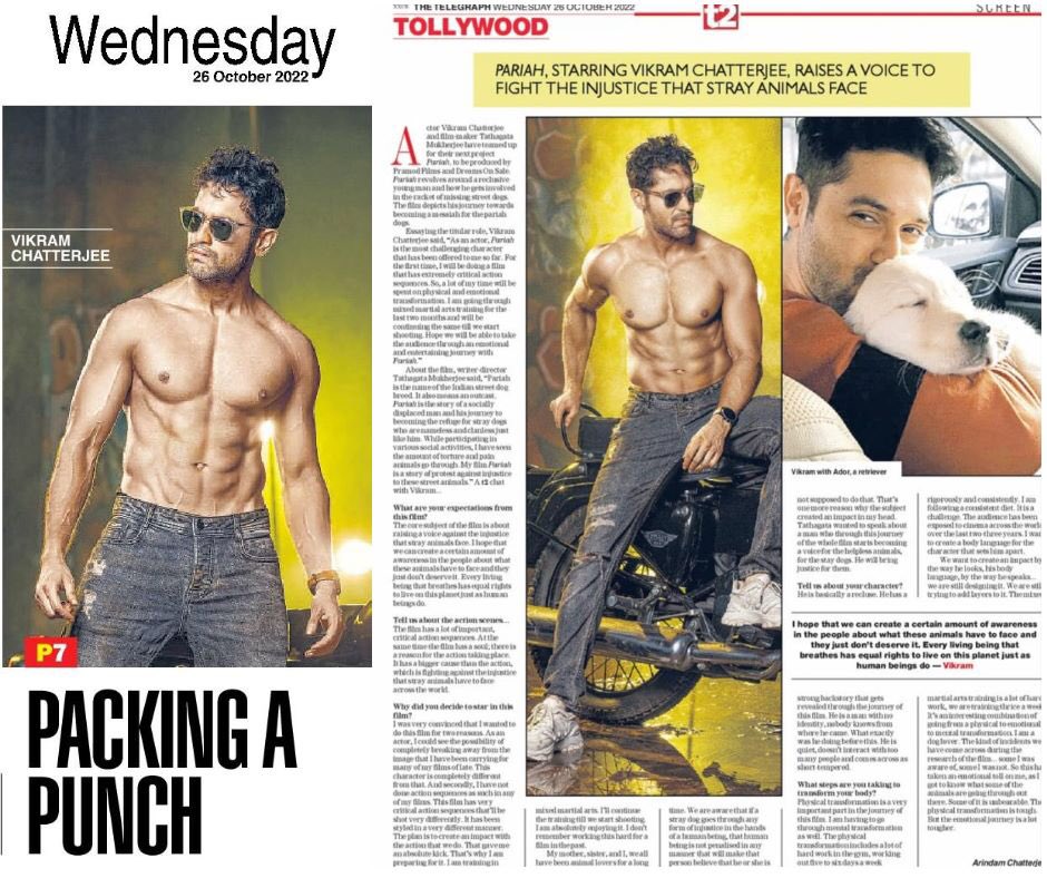 VikramChatterje's tweet photo. Our next, “Pariah”!

Directed by #TathagataMukherjee
Produced by @pramodfilmsnew &amp; @dreams_on_sale 

Teaser poster drops on 5th November. 

Thank you @t2telegraph #Smitadi #Arindamda ❤️🙏🏻 https://t.co/On09Wi1XcA