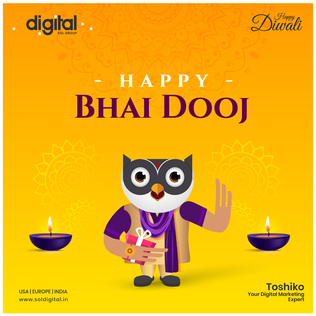 SOLDigital4's tweet photo. Happy Bhai Dooj

Visit Our Website- https://t.co/7IMuA1ptP4

#soldigital #digitalmarketing #onlinemarketingagency #contentmarketing #socialmediamarketing #brandingtips #digital #toshiko https://t.co/rXX9TLyxc7