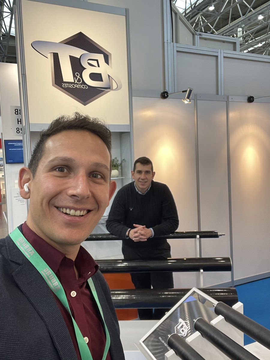 kosmastir's tweet photo. Day 8! Last day in the No1 trade exhibition for plastics &amp; rubber !
#kmesse 
@BT_Composites 

#rollers #lightweight #energyefficiency #sustainability https://t.co/e2GCUkLiMk