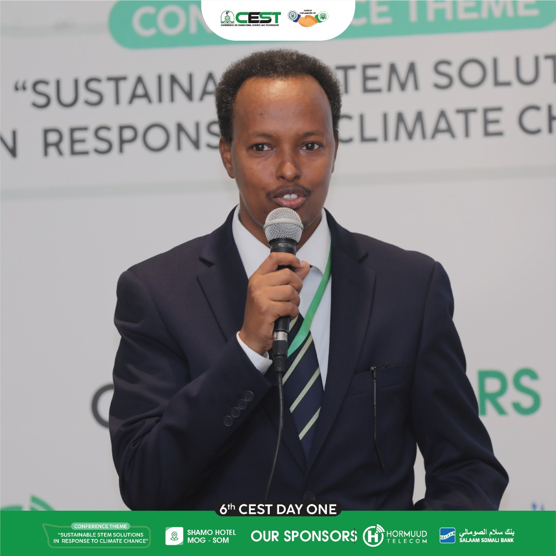 JamhuriyaUniv's tweet photo. Mr. Mohamud Mohamed Harbi, Rector of Zamazam University, admired the two universities' collaboration and acknowledged other universities' interest in this knowledge-sharing conference. He underlined the pathway technology can revitalize the country's agricultural enrichment. https://t.co/zkG3Un5isd