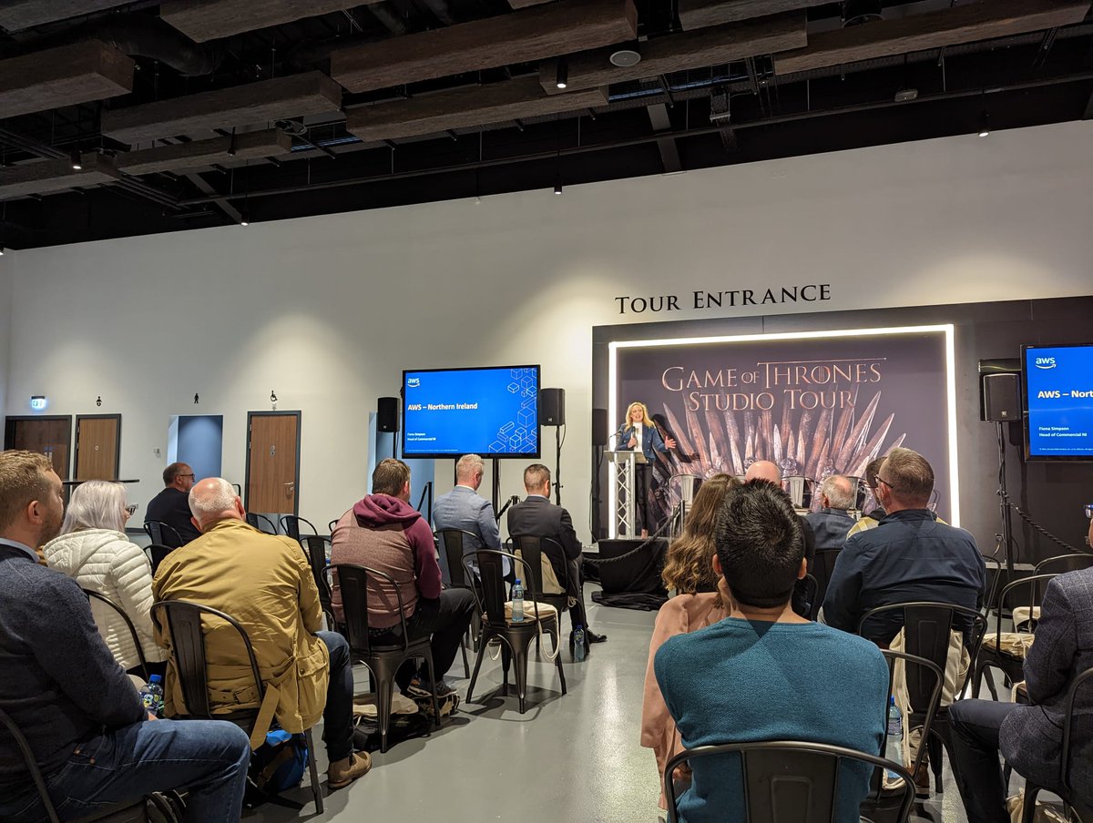 We were pleased to be at an #AWS event last week, acknowledging NI as the fastest growing #startup region in the #UK. The panel session, including our CTO Fabian Campbell-West, was aimed at sharing some first-hand experience of building a company and getting funding in NI.
