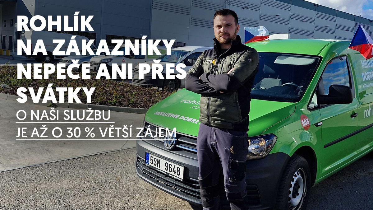 Na rok připadá 8 státních svátků, kdy jsou obchody zavřené. Rohlík funguje jako běžně – objednat je možné od 6:00 do 23:00, nákup dovezeme už do 90 minut. Na svátky počítáme s až o 30 % vyšší poptávkou, o 200 % v turistických oblastech. Tisková zpráva 👉 bit.ly/volne-dny