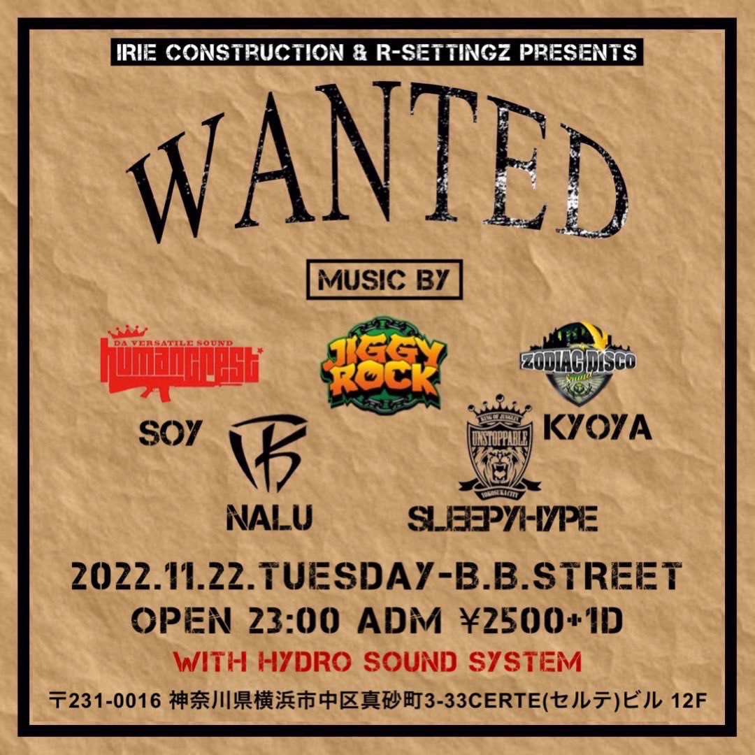 KINGLIFESTARinfo (@kls_info) on Twitter photo 【AICHIN & ARARE出演情報】
11/22(火/祝前日)
【WANTED】
at.<a href="/BBSTREET/">B.B.STREET YOKOHAMA</a>
OPEN/23:00
ADM/¥2,500+1D
Sp Rub A Dub
J-REXXX
AICHIN
ARARE
SHUN
MYKEY
Music
SOY fr. HUMANCREST
JIGGYROCK
KYOYA fr. ZODIACDISCO
NALU fr. BAYKLANG SQUAD
SLEEPY HYPE fr. UNSTOPPABLE
Sound System
HYDRO SOUND 【AICHIN & ARARE出演情報】
11/22(火/祝前日)
【WANTED】
at.<a href="/BBSTREET/">B.B.STREET YOKOHAMA</a>
OPEN/23:00
ADM/¥2,500+1D
Sp Rub A Dub
J-REXXX
AICHIN
ARARE
SHUN
MYKEY
Music
SOY fr. HUMANCREST
JIGGYROCK
KYOYA fr. ZODIACDISCO
NALU fr. BAYKLANG SQUAD
SLEEPY HYPE fr. UNSTOPPABLE
Sound System
HYDRO SOUND