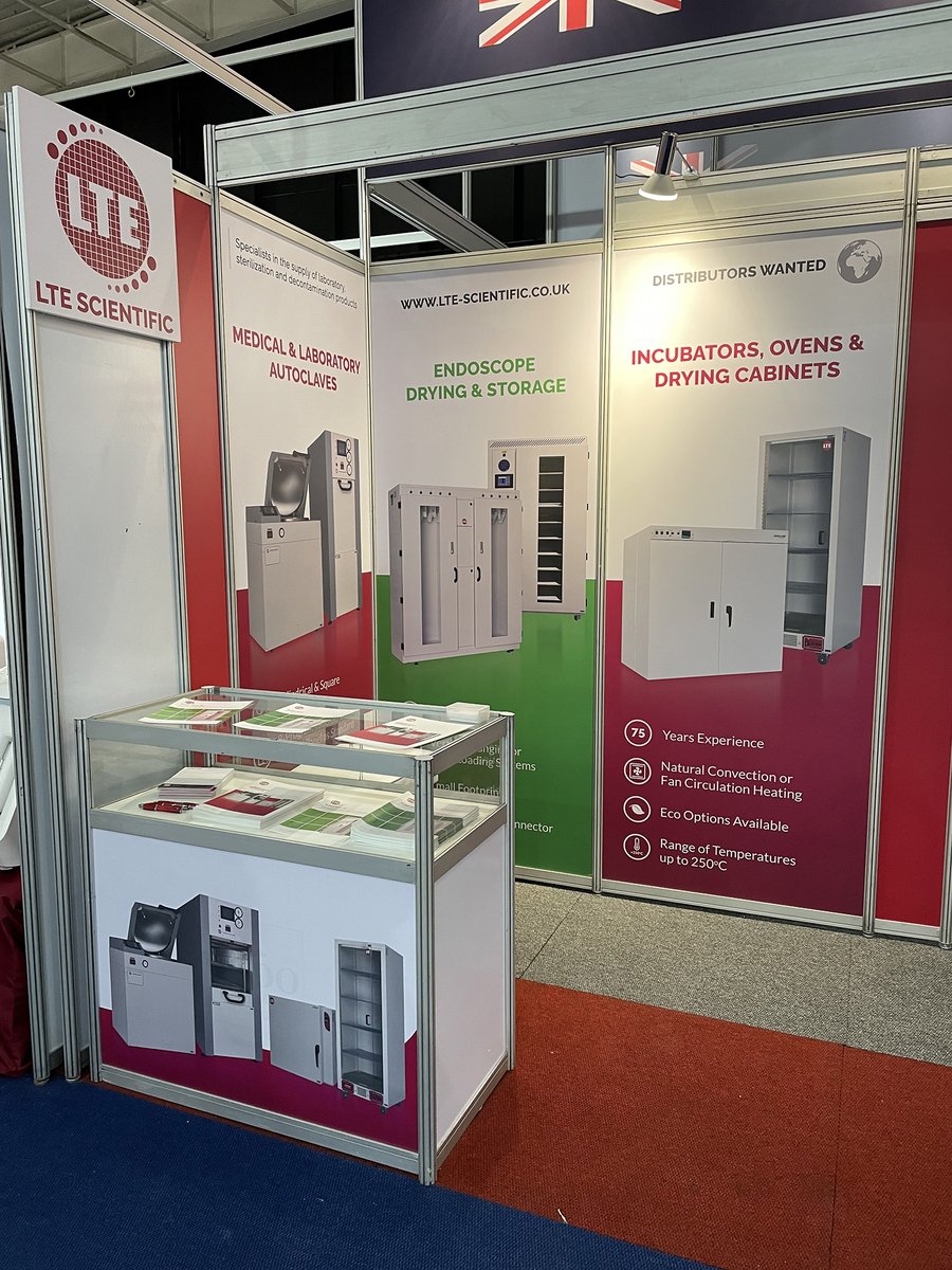 LTESCILTD's tweet photo. Today is our first day at #medlab Africa!
Come and see James & Darren on stand 2.B24 under the Gambica pavilion for a chat about our #autoclaves, #endoscopestorage cabinets and #thermalprocessing equipment ๐ฃ๏ธ https://t.co/fD1upVcFhc