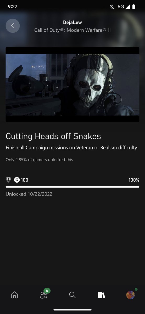 indigolew's tweet photo. @geeemoe_ @CallofDuty Probably the least challenging Veteran mode of any COD game ever released. https://t.co/THTlfkjdoj
