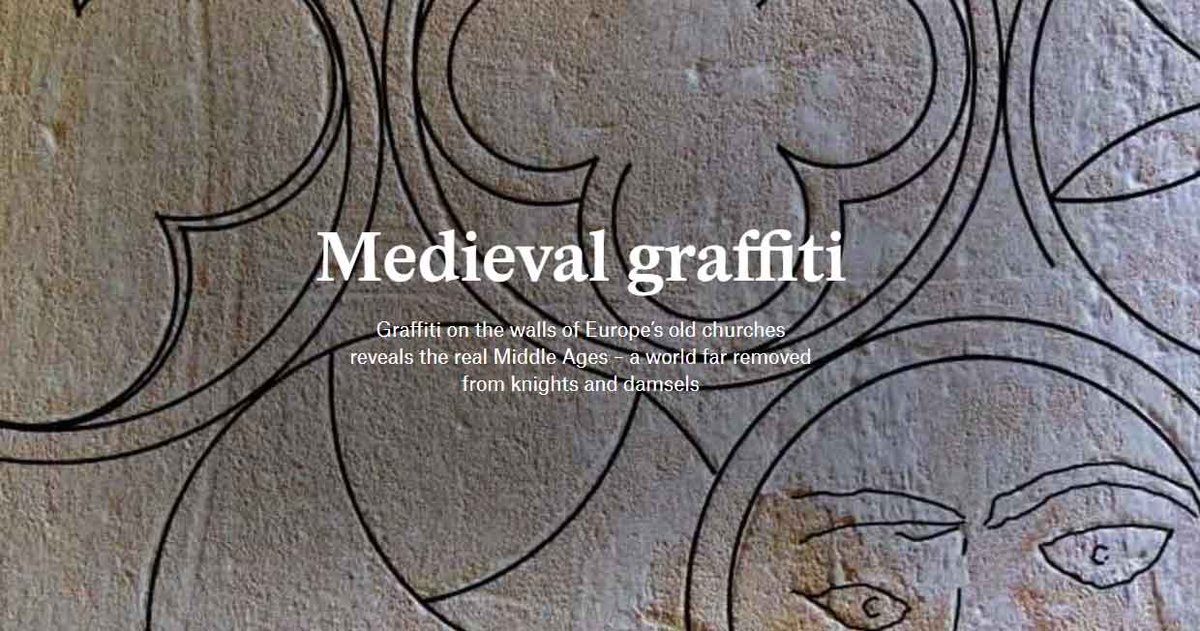 It's ten years since @aeonmag was first published, and it still goes from strength to strength. You can read our #Medievalgraffiti article here for free! aeon.co/essays/medieva… #10yearsofaeon
