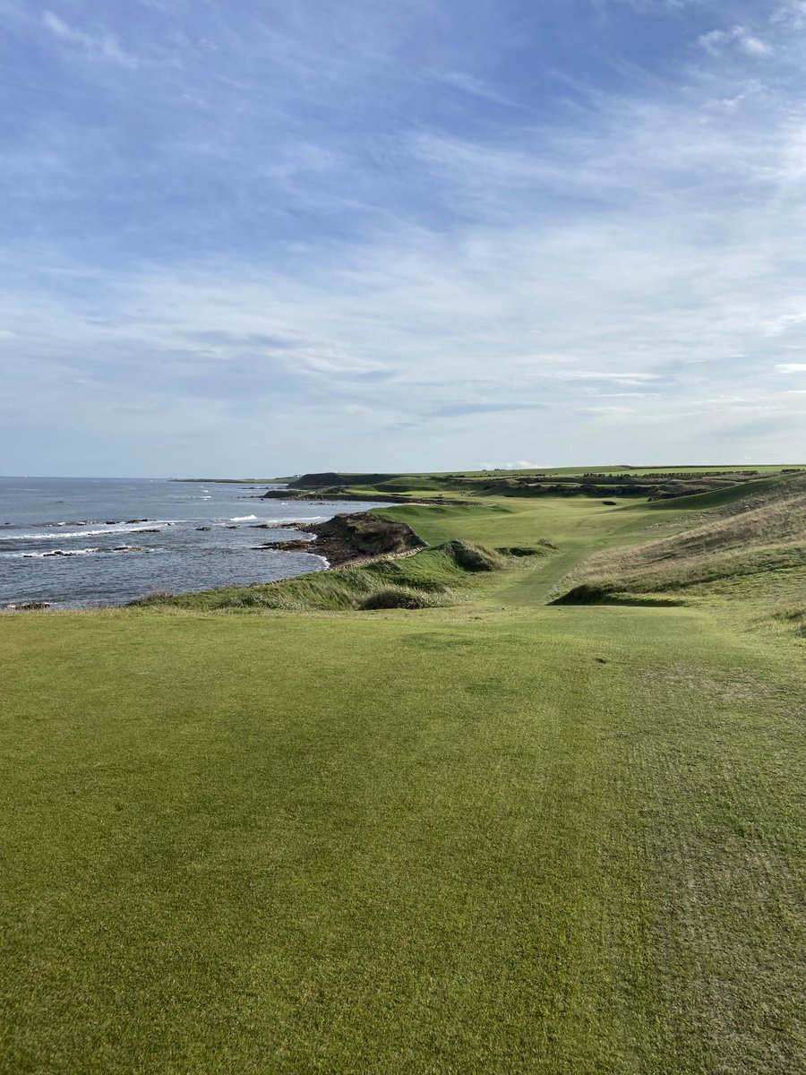 Kingsbarn #12 #beyondwow Thanks ⁦<a href="/GolfAwayTours/">Golf Away Tours</a>⁩ once again. Everyday you top yourself adding to our experience #SweepandSwing2022