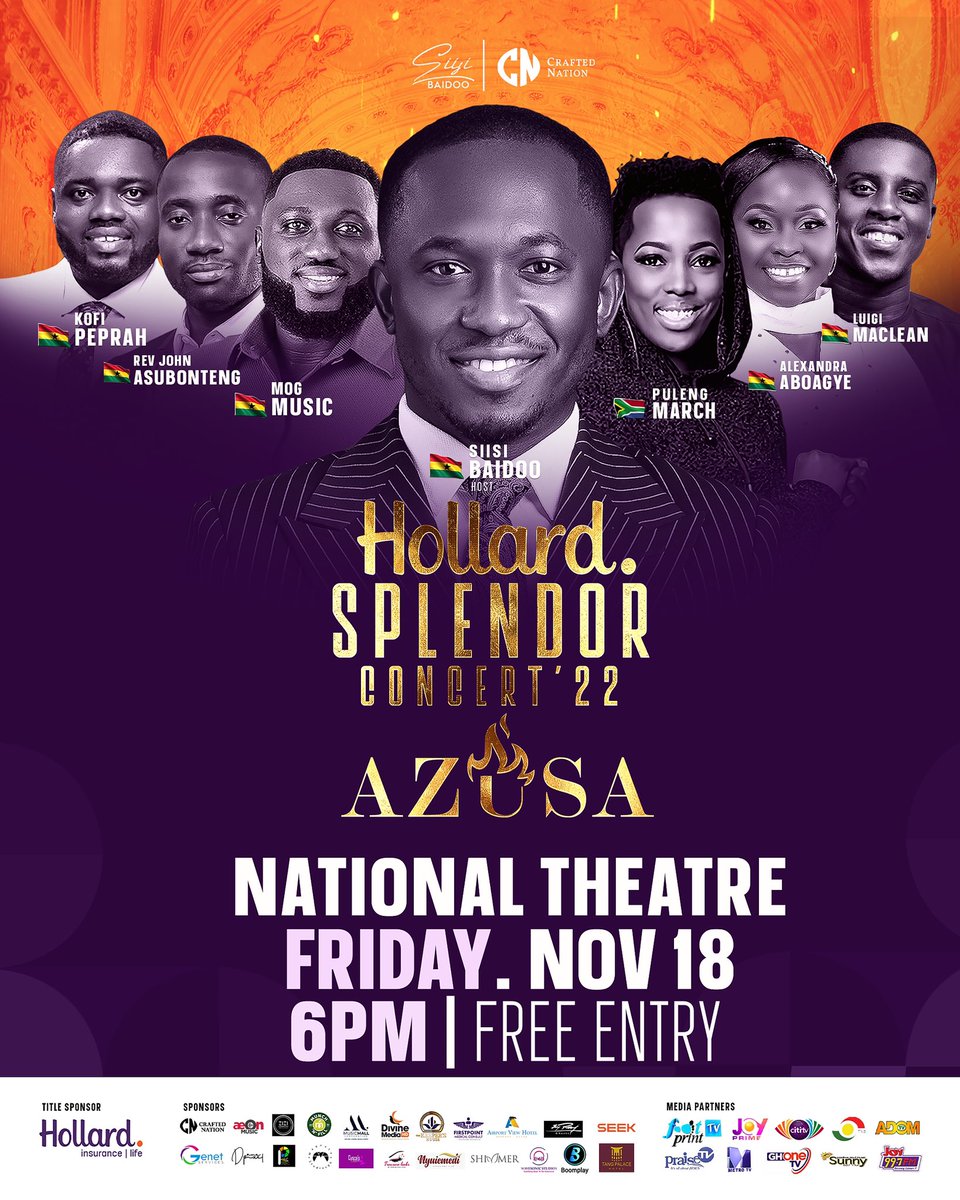 siisi_baidoo's tweet photo. We’re ready guys!
Lock the date and help us spread the word.
#aFridaySplendor https://t.co/5EQxVtfWau