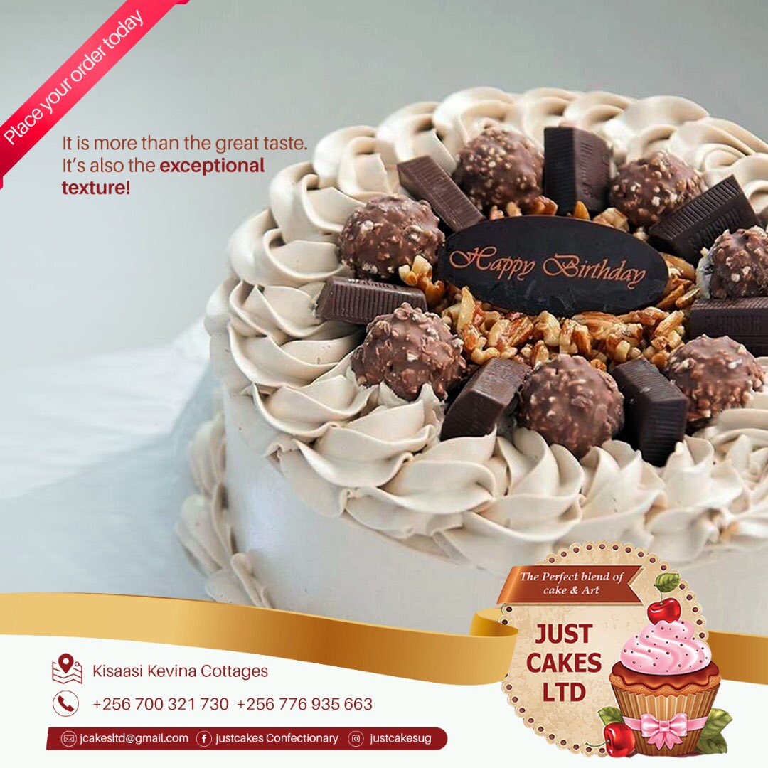 justcakesug's tweet photo. It is more than great taste 😋
It’s also the exceptional texture!
📍 Kisaasi, Kevina Cottages.
📞 0700 321 730/0776 935 663
#JustCakes #Cake #OhCake #CakeDiet #CarrotCake https://t.co/sHdvSJswSS