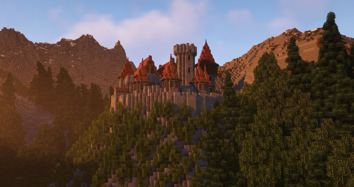 TytaRex's tweet photo. Château de Thanweiler, inspiré de l'Engelbourg à Thann (Alsace)! 
Thanweiler Castle, inspired by the Engelbourg in Thann (Alsace)! 
#minecraft #Minecraftbuilds #thann #castle https://t.co/m3izMWespX
