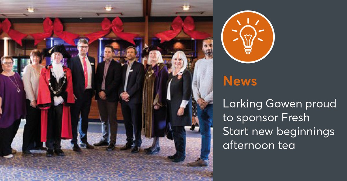 Larking Gowen’s Not-for-Profit team and their guests attended the Fresh Start new beginnings afternoon tea fundraising event, which took place at the Mercure Hotel in Norwich on 21 October. Read more here larking-gowen.co.uk/insights/news-… @FreshStartNB